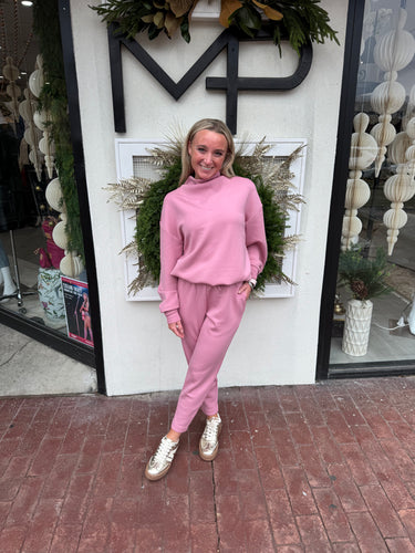 Varley Pink Betsy Sweat