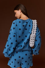 Load image into Gallery viewer, Blue Polka Dot Weekend Set