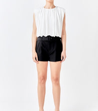 Load image into Gallery viewer, Black Belted Mini Shorts