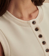 Load image into Gallery viewer, Varley Marla Button Placket Tank- Pristine