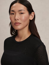 Load image into Gallery viewer, Varley Samia Seamless LS Tee Black