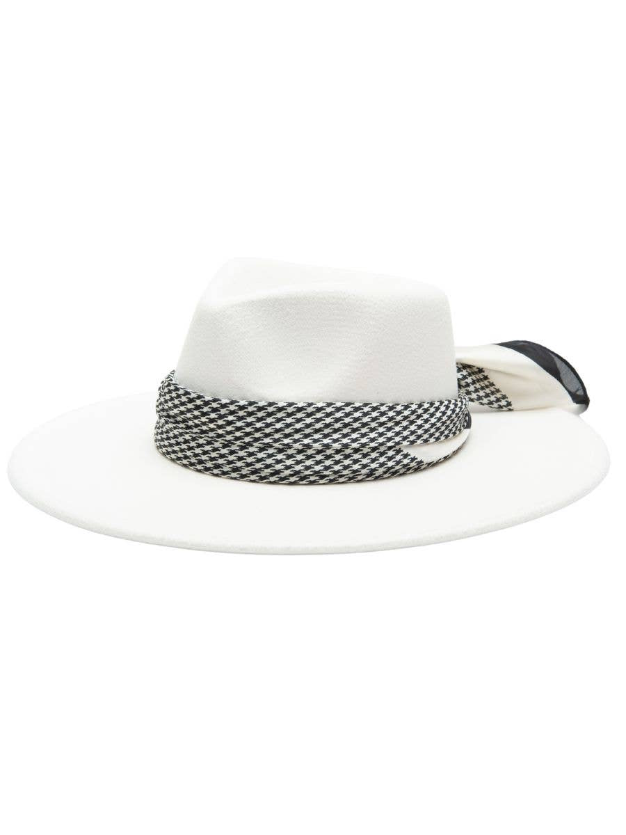 White Hat w/ Scarf