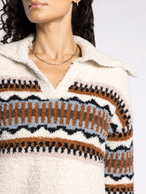 Load image into Gallery viewer, Oxford Tan/Cream Bernice Sweater