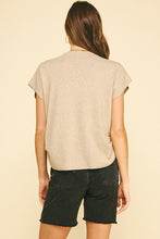 Load image into Gallery viewer, Taupe Shirring Detail Sweater Vest
