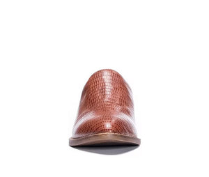 CL Tan Lizard Mule