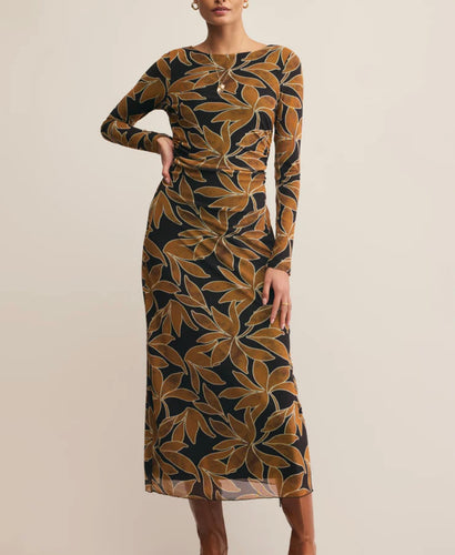 Z Supply Coconut Spellbound Nox Floral Dress