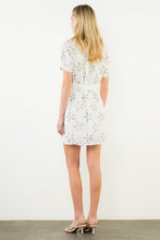 Load image into Gallery viewer, Cream Embroidered Belted Dress (THML)