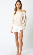 Load image into Gallery viewer, Oatmeal Multi Basic Soft Sweater