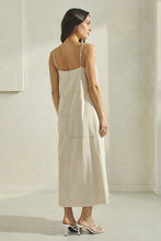 Load image into Gallery viewer, Sand Tropical Embroidered Slvls Maxi Dress
