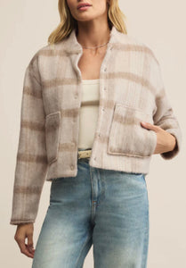 Z Supply Crystal Cambridge Plaid Jacket