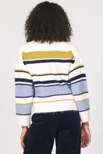 Load image into Gallery viewer, Golden Horizon Striped Button Sweater