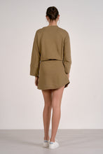 Load image into Gallery viewer, Brown LS Sweatshirt Dress