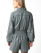 Load image into Gallery viewer, Olive Louise Belted LS Romper