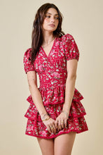 Load image into Gallery viewer, Ruby Multi Floral Ruffle Romper Dress