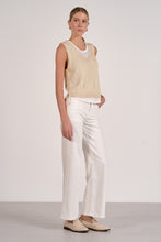 Load image into Gallery viewer, Natural Sweater Slvls Layered Top