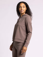 Load image into Gallery viewer, Raisin Ribbed Izzy Hoodie