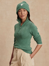 Load image into Gallery viewer, Varley Deep Sea Lawson Half-Zip Knit