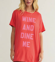 Load image into Gallery viewer, Z Supply Wine &amp; Dine Night Shirt