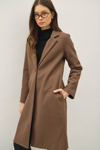 Dark Chocolate Long Coat