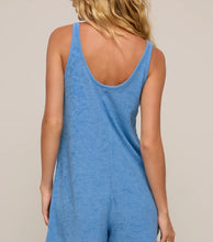 Load image into Gallery viewer, Z Supply Salty Blue Brighter Days Terry Romper