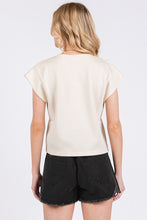 Load image into Gallery viewer, Cream Top + Chocolate Short Super Soft Set