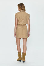 Load image into Gallery viewer, Pistola Coconut Rosie Cinched Waist Mini Dress