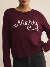 Load image into Gallery viewer, Z Supply Merlot Sienna Merry Sweater