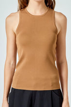 Load image into Gallery viewer, Brown Knitdown Tank Top