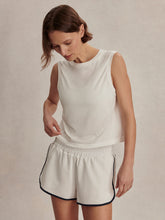 Load image into Gallery viewer, Varley Nate Seamless Cropped Tank- White