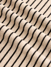 Load image into Gallery viewer, Z Supply Oatmeal Heather Eve Stripe LS Henley Top