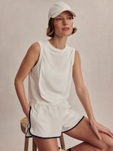 Load image into Gallery viewer, Varley Nate Seamless Cropped Tank- White