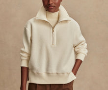 Load image into Gallery viewer, Varley Roselle Half Zip Fleece- Egret