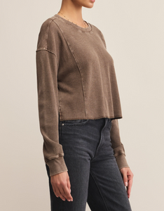 Z Supply Angel Mini Thermal Top-Suede
