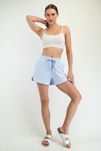 Load image into Gallery viewer, Frost/Cream Striped Pullover w/ Shorts Set