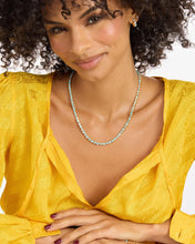 Load image into Gallery viewer, Melinda Maria Blue Opal Isla Tennis Necklace 18”