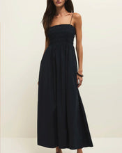 Load image into Gallery viewer, Z Supply Black Cornelia Poplin Midi Dress
