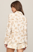 Load image into Gallery viewer, Z Supply Bone Safari LS PJ Top