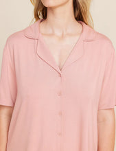 Load image into Gallery viewer, Boody Goodnight SS Sleep Shirt-Dusty Pink