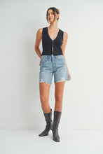 Load image into Gallery viewer, JP Light Denim Distressed Walking Short
