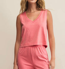 Load image into Gallery viewer, Z Supply Sunset Pink Sloane V-Neck Top