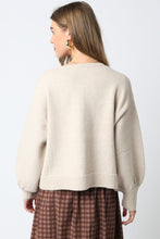 Load image into Gallery viewer, Ecru Sweater Cardigan