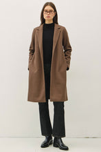 Load image into Gallery viewer, Dark Chocolate Long Coat