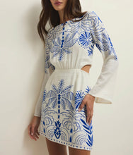 Load image into Gallery viewer, Z Supply Nautical Tahina Palm Mini Dress