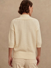Load image into Gallery viewer, Varley Egret Arney Half Zip Knit Polo