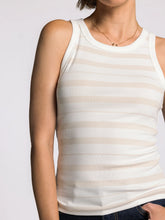 Load image into Gallery viewer, Soft Ribbed Tank Ivory/Latte