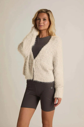 Faceplant Plush Bed Jacket Oatmeal