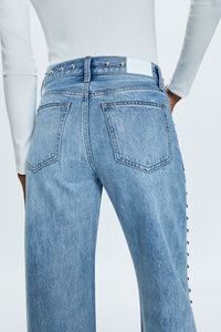 Pistola Satellite Lexi MR Bowed Straight Leg Jean