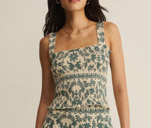 Load image into Gallery viewer, Z Supply Everglade Leya Tera Paisley Smocked Top