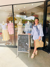 Load image into Gallery viewer, Soft Button Down Shirt + Shorts Set Blue