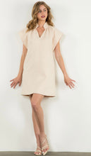 Load image into Gallery viewer, Cream SS Textured Dress